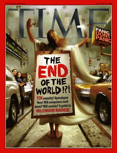 Times Magazine headline from the Y2K bug