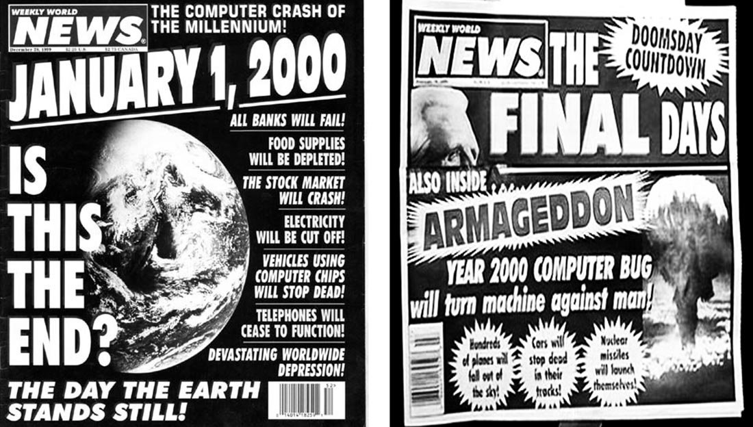 News Headlines from the Y2K bug