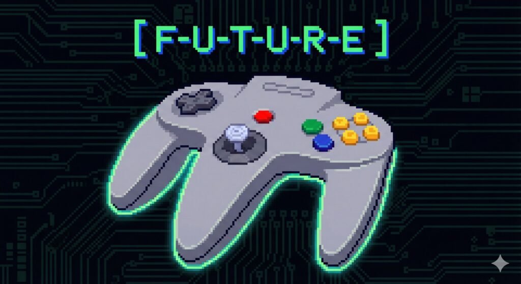 Nintendo N64 joystick collage