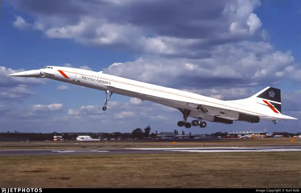 The British Airways Concorde - BA-SSC-GBOAD
