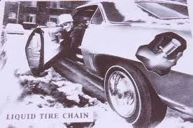 GM advertisement for the Liquid Tire Chain