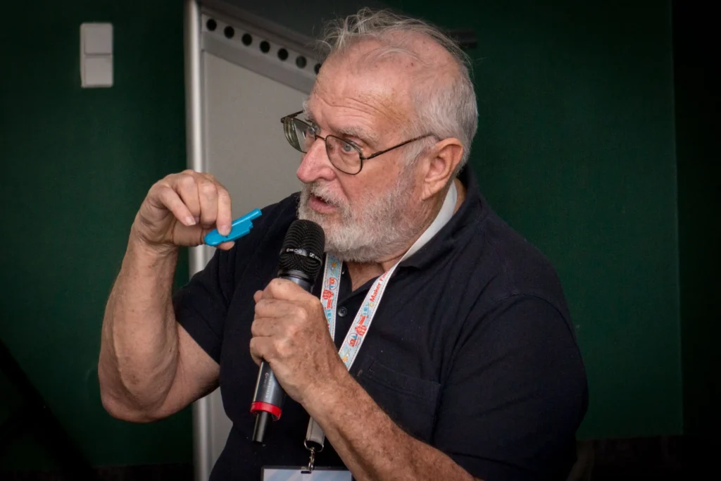 Photo of John Draper at Maker Faire Berlin 2015 