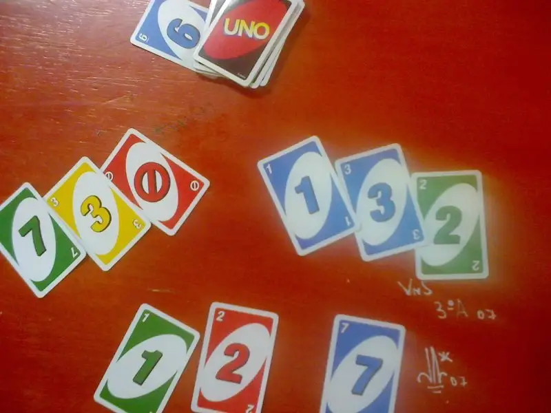 A game of UNO