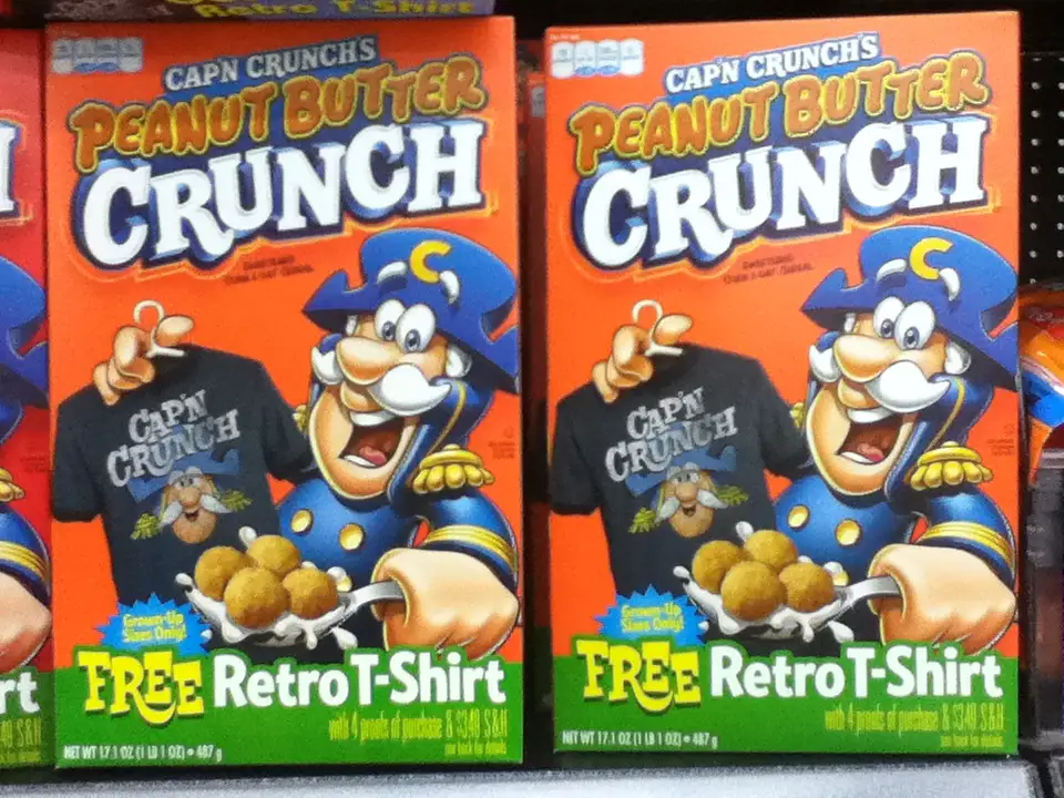 Image of box of Cap'n Crunch cereals 