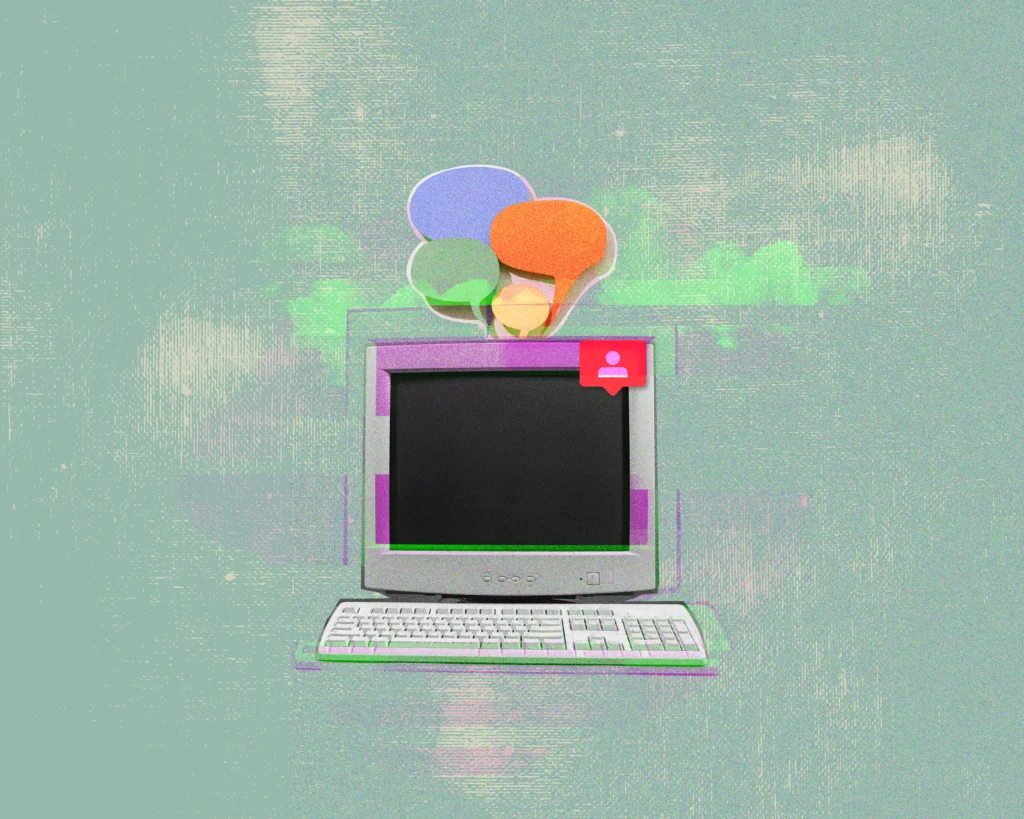 Old Internet collage photo