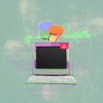 Old Internet collage photo