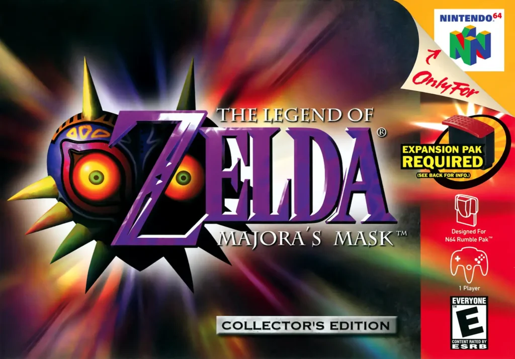 40 Years of The Legend of Zelda: How One Game Changed Adventure Forever 2 Legend of Zelda - Mahora's mask cover