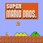 Super Mario Bros 40th anniversary retro gaming artwork